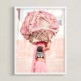"Strong Women" - Art Print in Blush by LindseyErin - Framed