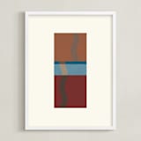 "Rise 2" - Art Print in Rustic by Baumbirdy - Framed