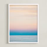 "Sorbet Sky" - Art Print in sorbet by lulu and isabelle - Framed