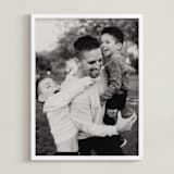 "The Big Picture: Father's Day Framed Photo" - Framed Photo in White by Minted - Framed