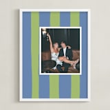 "Striped Mat: Framed Photo" - Framed Photo in Kiwi by Cindy Reynolds - Framed