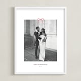 "Small Bow: Portrait Framed Photo" - Framed Photo in Petal by Annie Shapiro - Framed
