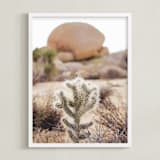 "The Runaway" - Art Print in Desert Orange by Briana Grace - Framed