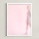 "Rose Colored Glasses" - Art Print in Pastel Pink by Katie Doherty - Framed