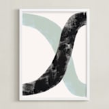 "Alternatives" - Art Print in Classic Mint by Bethania Lima - Framed