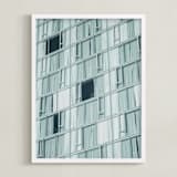 "In Reverse" - Art Print in Muted Aqua by Lindsay Ferraris Photography - Framed