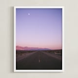 "Desert Valley" - Art Print in Desert Sunset by Kaitlin Rebesco - Framed