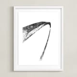 "St. Louis Arch" - Art Print in Grey by Paul Berthelot - Framed