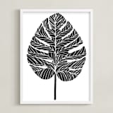 "Living Large" - Art Print in Midnight by Alicia Youngken - Framed