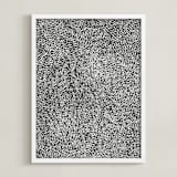 "10,000 Grains" - Art Print in Charcoal by Bryn Wears-Fitipaldi - Framed