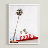"Zuma Beach Malibu No. 7" - Art Print in Color by Kamala Nahas - Framed