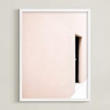 "Hidden Paths" - Art Print in Blush by Kaitie Bryant - Framed