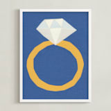 "Luxury" - Art Print in Golden Glow by Elliot Stokes - Framed