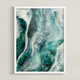 "Flow Through Me" - Art Print in Flow by Debi Perkins - Framed