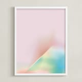"Lune" - Art Print in Moon by Lori Wemple - Framed