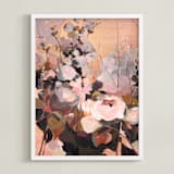 "Splendor" - Art Print in Rose Gold by Jess Franks - Framed