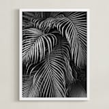 "Silver rain" - Art Print in Ash by Eliane Lamb - Framed