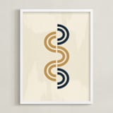 "Path" - Art Print in Terracotta by Tennie and Co. - Framed