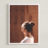 "upsweep" - Art Print in Wood by Alicia Abla - Framed