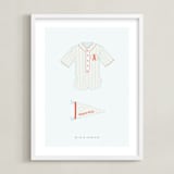 "Pastime" - Personalized Art Print in Sky by Tyler Tea - Framed