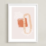 "Amber Gander I" - Art Print in Amber by Alicia Youngken - Framed