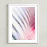 "abstract palms set III" - Art Print in berry by Kamala Nahas - Framed
