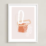 "Amber Gander II" - Art Print in Amber by Alicia Youngken - Framed
