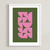 "centered" - Art Print in Garden by Beth Vassalo - Framed