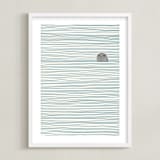 "Seal" - Art Print in white background by Jorey Hurley - Framed