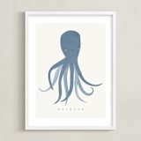 "octopus tentacles" - Art Print in atlantic by Karidy Walker - Framed