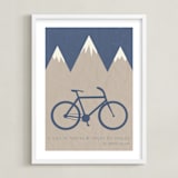 "Conquer" - Art Print in Pond by Addison Welch - Framed