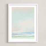 "Elemental 1" - Art Print in Sage by Eric Ransom - Framed