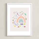"shapes" - Art Print in play by Lori Wemple - Framed