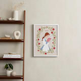 "Disney's Belle Library" - Personalized Art Print in Rose by Jamie Alexander - In a Room