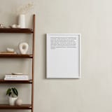 "Custom Quotes" - Custom Print in Noir by Minted - In a Room