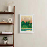 "Escape to Motunui" - Art Print in Sunset by Erica Krystek - In a Room