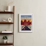 "Stop Over In Radiator Springs" - Art Print in Desert by Erica Krystek - In a Room