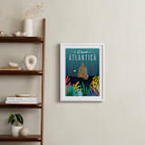 "Discover Atlantica" - Art Print in Deep Sea by Erica Krystek - In a Room