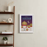 "Travel to Agrabah" - Art Print in Night Sky by Erica Krystek - In a Room