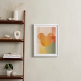 "Gradient Silhouette" - Art Print in Sunset by Baumbirdy - In a Room