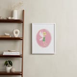 "Tink Flies" - Art Print in Blush by Itsy Belle Studio - In a Room