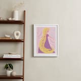 "Dreaming Rapunzel" - Art Print in Petal by Angela Thompson - In a Room