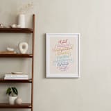 "Princess Traits" - Art Print in Tiara by Carolyn Kach - In a Room