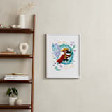 "Warrior Princess Raya" - Art Print in Water Dragon by curiouszhi - In a Room