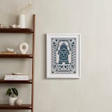 "Cogsworth from Disney's Beauty And The Beast " - Art Print in Porcelain by Katharine Watson - In a Room