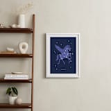 "Disney's Pegasus Stars Are Born" - Art Print in Purple by Rebecca Smith - In a Room