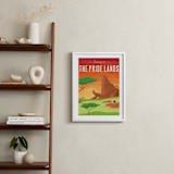 "Journey to the Disney's Pride Lands" - Art Print in sunset by Erica Krystek - In a Room