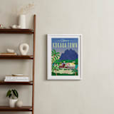 "Relax in Disney's Kokaua Town" - Art Print in Palm by Erica Krystek - In a Room