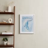 "Disney's Cinderella Glass Slipper" - Art Print in Glass by Leah Bisch - In a Room