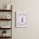 "Disney Princess Rapunzel Dress-Up" - Art Print in Lilac by Kamala Nahas - In a Room